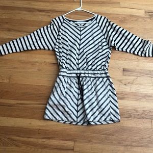 Loft striped tunic top
